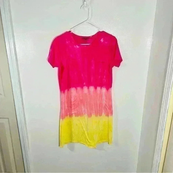 Generation Love Holly Ombre Tie Dye T-Shirt Midi Dress - Picture 2 of 8